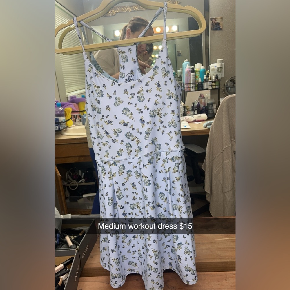 Medium flower workout dress